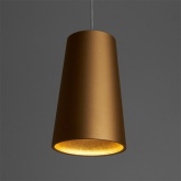 Светильник потолочный на подвесе Feron ML1858 MR16 max 35W 230V GU10 золото, черный D70*H110