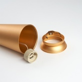 Светильник потолочный на подвесе Feron ML1858 MR16 max 35W 230V GU10 золото, черный D70*H110