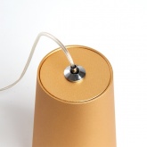 Светильник потолочный на подвесе Feron ML1858 MR16 max 35W 230V GU10 золото, черный D70*H110