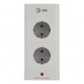 Сетевой фильтр ЭРА TWR-8es-1,5m-4USB-W башня 8х2P+E выключатель 2xUSBA+2хUSBC ПВС 3x1мм2 белый