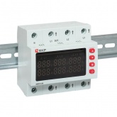 Трехфазное реле напряжения и тока с дисплеем EKF MRVA 63A питание 50-450В 50-60Гц
