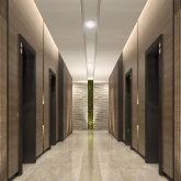 Светильник светодиодный с ИК-датчиком Feron AL3016  12W 6500K 960Lm IP65 корпус пластик, круг белый