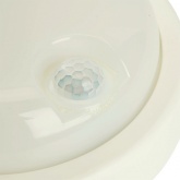 Светильник светодиодный с ИК-датчиком Feron AL3006 8W 4000K 640Lm IP65 корпус пластик, круг белый