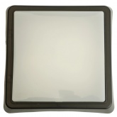 Светодиодный светильник накладной Feron AL3021 15W 6500K 1200Lm IP20 пластик, квадратный черный 170x