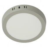 Светильник светодиодный накладной Feron AL504 12W 4000К 960Lm круглый серый D160x24mm