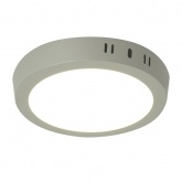 Светильник светодиодный накладной Feron AL504 12W 4000К 960Lm круглый серый D160x24mm