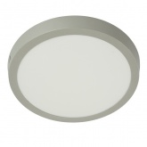 Светильник светодиодный накладной Feron AL504 18W 4000К 1260Lm круглый серый D210x24mm
