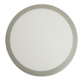 Светильник светодиодный накладной Feron AL504 18W 4000К 1260Lm круглый серый D210x24mm