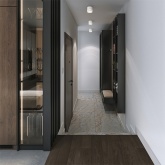 Светильник настенно-потолочный Feron HL3691 под лампу GX53 черный