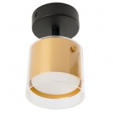 Светильник настенно-потолочный Feron HL3891 под лампу GX53 золото, черный