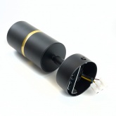 Светильник настенно-потолочный Feron ML1861 ZEN под лампу GU10 черный, золото