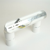 Светильник настенно-потолочный Feron ML1862 ZEN под лампу GU10 белый, хром