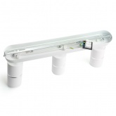 Светильник настенно-потолочный Feron ML1863 ZEN под лампу GU10 белый, хром