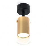 Светильник настенно-потолочный Feron ML1891 под лампу GU10 золото, черный
