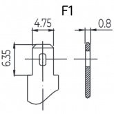 Аккумуляторная батарея свинцово-кислотные MNB Battery MM 6012 AGM 1.2Ач 6В