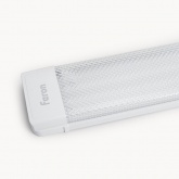 Светильник светодиодный линейный Feron AL5021 100W 6500K 9000Lm IP40 призма, белый 1200x26x95mm