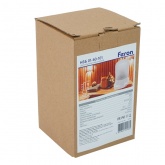 Светильник накладной прямой для бани и сауны Feron НББ 01-60-101 max 60W E27 IP65 керамика, белый