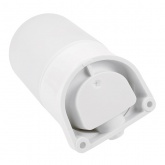 Светильник накладной наклонный для бани и сауны Feron НББ 01-60-102 max 60W E27 IP65 керамика, белый