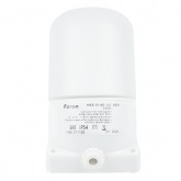 Светильник накладной наклонный для бани и сауны Feron НББ 01-60-102 max 60W E27 IP65 керамика, белый