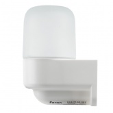 Светильник накладной угловой для бани и сауны Feron НББ 01-60-003 max 60W E27 IP65 пластик, белый