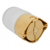 Светильник накладной прямой для бани и сауны Feron НББ 01-60-001 max 60W E27 IP65 пластик, бежевый