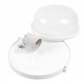 Светильник накладной Feron НБП 03-60-001 max 60W E27 IP54 алюминий, стекло, белый 176x82x190mm