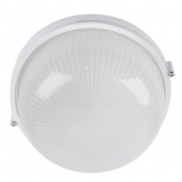 Светильник накладной Feron НБП 03-60-001 max 60W E27 IP54 алюминий, стекло, белый 176x82x190mm