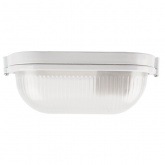 Светильник накладной Feron НБП 04-60-001 max 60W E27 IP54 алюминий, стекло, белый 212x105x80mm