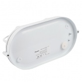 Светильник накладной Feron НБП 04-60-002 max 60W E27 IP54  с решеткой, алюминий, белый 212x105x85mm