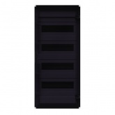 Щит навесной КЭАЗ OptiBox Pro 48-NKR-IP40 48 (4x12) модулей прозрачная черная дверца IP40 (электрический шкаф)