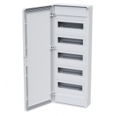 Щит навесной КЭАЗ OptiBox Pro 60-NNR-IP40 60 (5x12) модулей непрозрачная белая дверца IP40 (электрический шкаф)