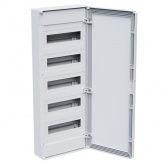 Щит навесной КЭАЗ OptiBox Pro 60-NNR-IP40 60 (5x12) модулей непрозрачная белая дверца IP40 (электрический шкаф)