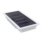 Щит встраиваемый КЭАЗ OptiBox Pro 48-VKR-IP40 48 (4x12) модулей прозрачная черная дверца IP40