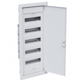 Щит встраиваемый КЭАЗ OptiBox Pro 60-VNR-IP40 60 (5x12) модулей непрозрачная белая дверца IP40