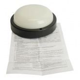 Светильник светодиодный пылевлагозащищённый AL3005 18W 6500K 1440Lm IP65 пластик, круглый черный