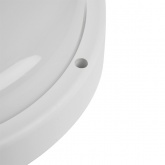 Светильник светодиодный пылевлагозащищённый AL3005 24W 6500K 1920Lm IP65 пластик, круглый белый