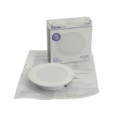 Светильник встраиваемый светодиодный Feron AL528 12W 4000K 1080Lm белый с драйвером