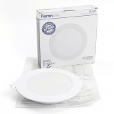 Светильник встраиваемый светодиодный Feron AL528 24W 6400K 2160Lm белый с драйвером