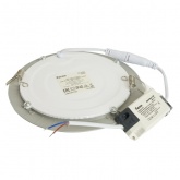 Светодиодный встраиваемый светильник Feron AL500 6W 4000K 480Lm IP40 серый, с драйвером