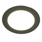 Светодиодный встраиваемый светильник Feron AL500 6W 4000K 480Lm IP40 черный, с драйвером