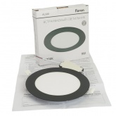 Светодиодный встраиваемый светильник Feron AL500 9W 4000K 720Lm IP40 черный, с драйвером