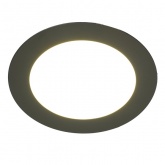 Светодиодный встраиваемый светильник Feron AL500 9W 4000K 720Lm IP40 черный, с драйвером