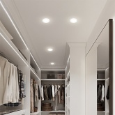 Светодиодный встраиваемый светильник Feron AL500 12W 4000K 960Lm IP40 серый, с драйвером