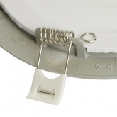 Светодиодный встраиваемый светильник Feron AL500 12W 4000K 960Lm IP40 серый, с драйвером