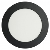 Светодиодный встраиваемый светильник Feron AL500 12W 4000K 960Lm IP40 черный, с драйвером