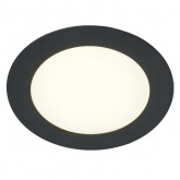 Светодиодный встраиваемый светильник Feron AL500 12W 4000K 960Lm IP40 черный, с драйвером