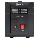 Стабилизатор напряжения EKF TITAN-TF-1000 1000В/А электронный напольного исполнения модернизированый