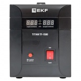 Стабилизатор напряжения EKF TITAN-TF-1500 1500В/А электронный напольного исполнения модернизированый