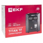 Стабилизатор напряжения EKF TITAN-TF-8000 8000В/А электронный напольного исполнения модернизированый