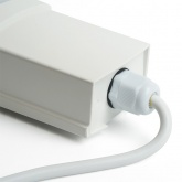 Светильник светодиодный линейный AL5097 72W 4000K 7200Lm IP65 корпус пластик, белый 1500x60x40mm